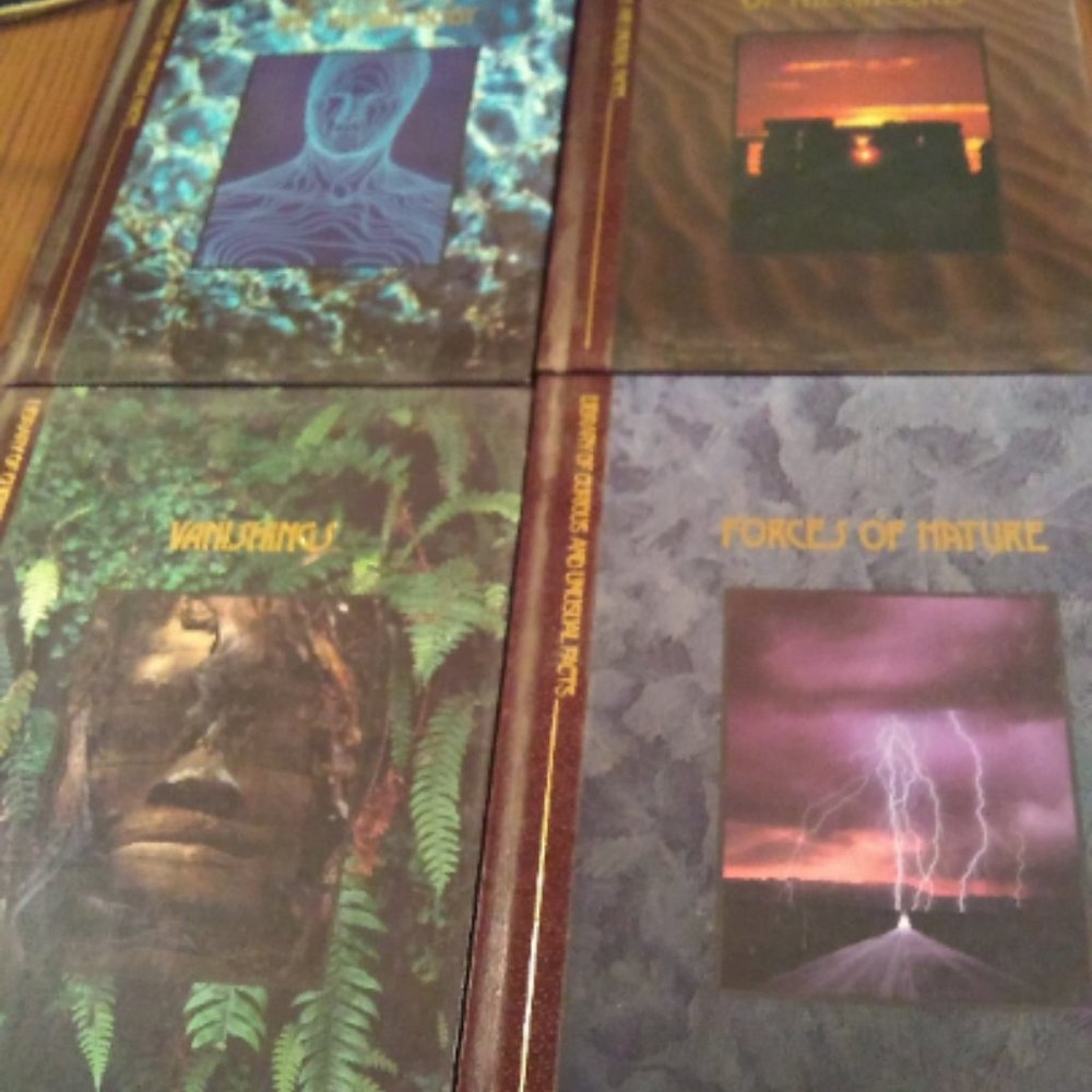 EUC Vintage Set of 4 Volumes of Curious and Unusual Facts Time Life Books